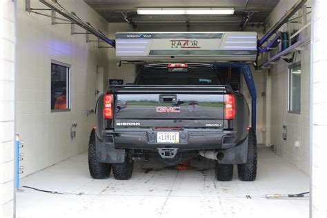 car wash for dually pickup.